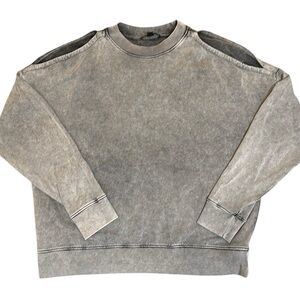 ALLSAINTS Cold Shoulder Sweatshirt Medium
